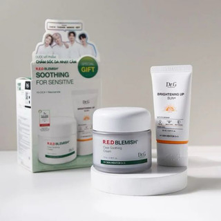 Set kem dưỡng và kem chống nắng dr g