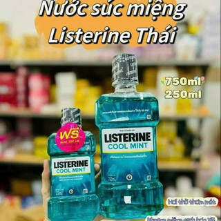 Nước súc miệng listerine thái lan 750ml + 250ml