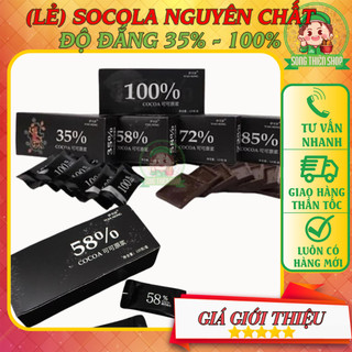 Socola Đen Nguyên Chất Độ đắng từ 35%-100% - Gói lẻ có Mix⭐Song.Thien.Shop✅