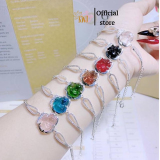 Lắc tay bạc, lắc tay hồ ly đủ màu sắc