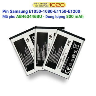 Pin điện thoại Samsung E1050-E1080-E1200-E1120-E2100-C120-C130-X200, Dung lượng 800 mAh, Dòng ổn định - Không nóng máy