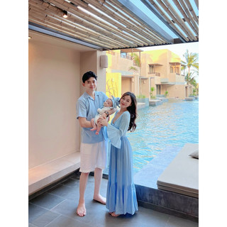 BLUE LINEN ( she.room )