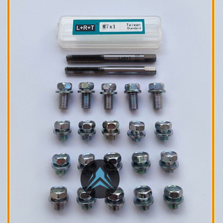 Combo ốc 7 li ( 15 con ngắn + 5 con dài) Bộ mũi Taro 7 li