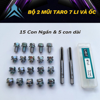 Combo ốc 7 li bộ mũi taro 7 li