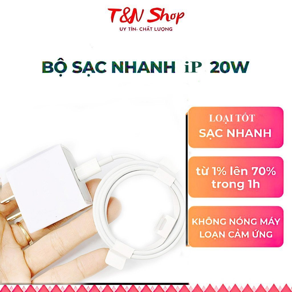 Sạc nhanh PD 20W Không Nóng Máy ,An Toàn Ổn Định bảo hành 12 tháng, TKN