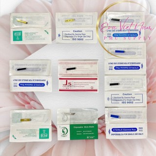 Lưỡi dao khắc lông mày trên người và tập trên da giả