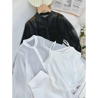 SET ÁO SƠ MI TAY PHỒNG KÈM SHORT