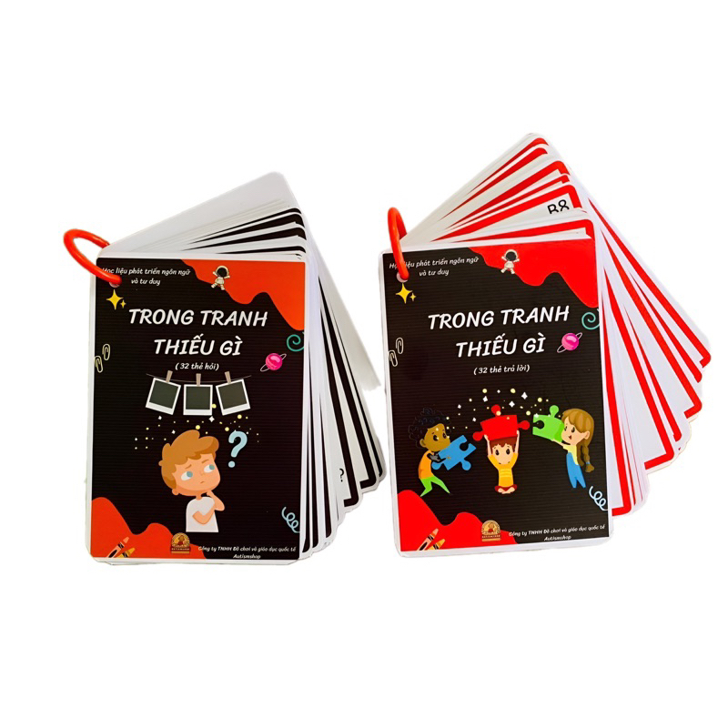 [Autismshop]Học liệu trong tranh thiếu gì