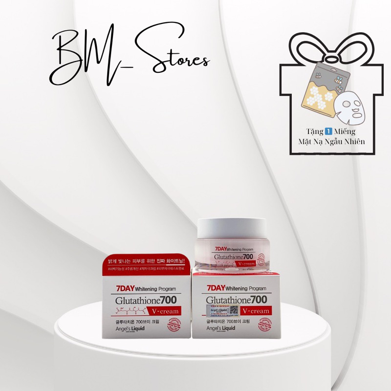 Kem Dưỡng 7Day GLUTATHIONE 700 V Ampouple Chính Hãng