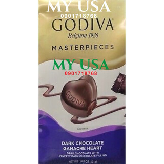 Socola đen ❤️ Socola GODIVA BELGIUM 1926 MASTERPIECES huyền thoại của Bỉ