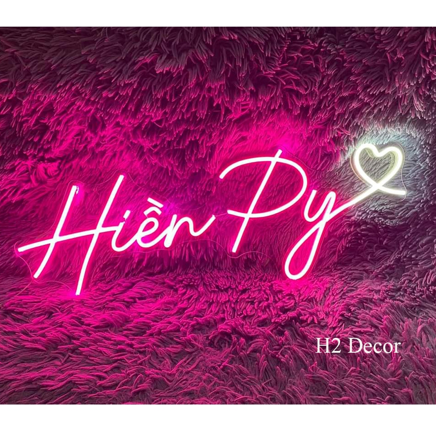 Đèn Led Neon Theo Yêu Cầu Decor Trang Trí Phòng Ngủ Quán Cửa Hàng Siêu Chất