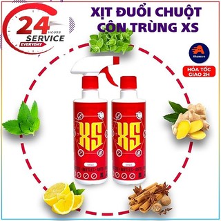 Chai xịt đuổi muỗi, đuổi gián xs 500ml- xịt đuổi côn trùng đuổi kiến ba khoang đuổi gián đuổi muỗi an toàn & hiệu quả