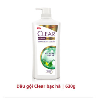Dầu gội clear bạc hà 630g / clear men 630g