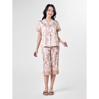 BỘ MẶC NHÀ WINNY 24102 CHẤT LIỆU LỤA VÂN GỖ