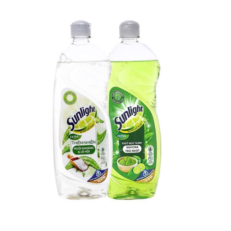 Chai nước rửa bát sunlight 750ml