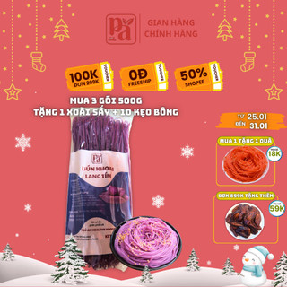 Bún khoai lang Phú An 500g dành cho người ăn kiêng, keto, das, eatclean, giảm cân, giữ dáng ăn chế độ