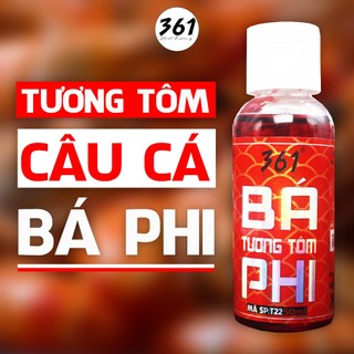 Tinh mùi câu cá rô phi. Tương Tôm Bá Phi 361. Phối trộn với mồi câu rô phi, Tăng hương vị, kích thích cá ăn mồi