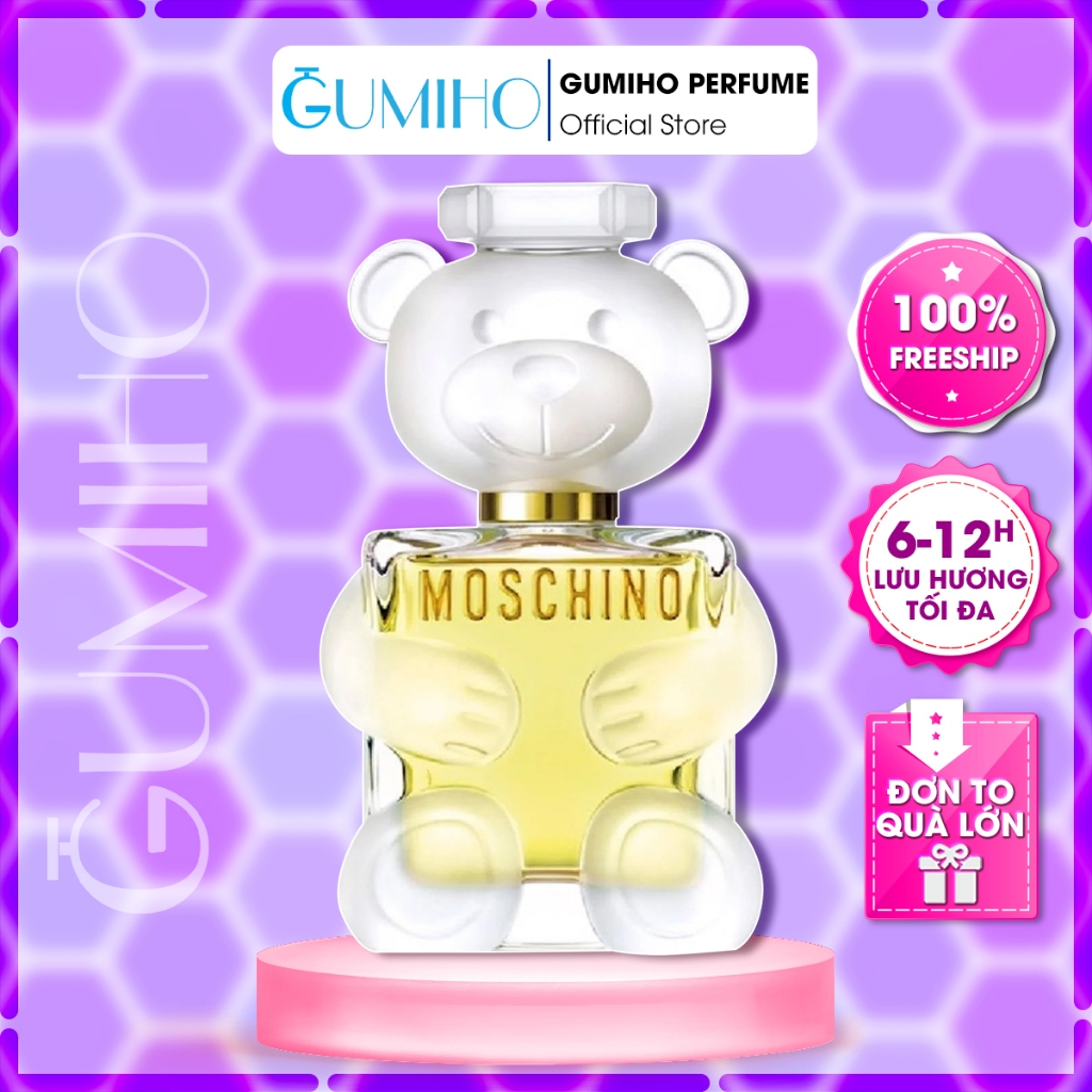 Nước Hoa Nữ Moschino Toy 2 Dễ thương, Trẻ trung, Tươi Mới - Hương hoa cỏ, gỗ, xạ hương  - GumihoPerfume