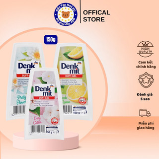 Sáp thơm phòng, toilet Denkmit Duft Gel hương chanh, Khử mùi - 150g