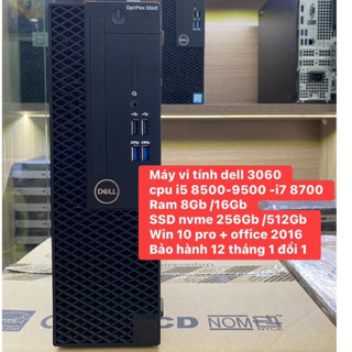 Máy tính bàn Dell 3060 SFF Rnew có box xốp Cpu i5 8500,i5 9500, i7 8700