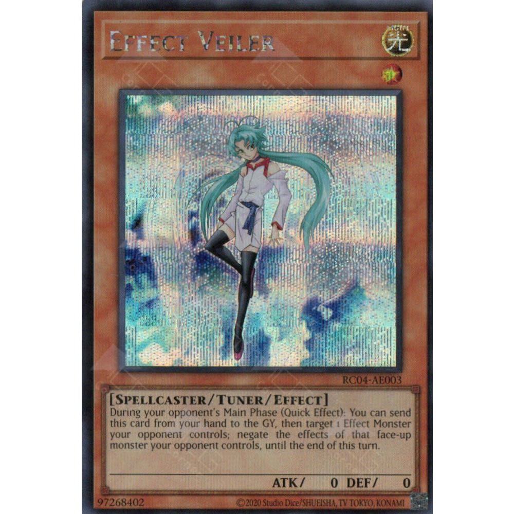 Thẻ bài Yugioh AE: RC04-AE003 Effect Veiler (SER)