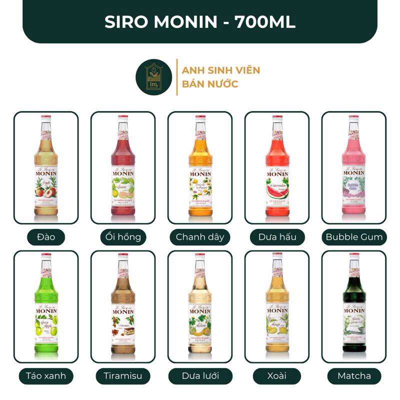 Siro Monin - 700ml