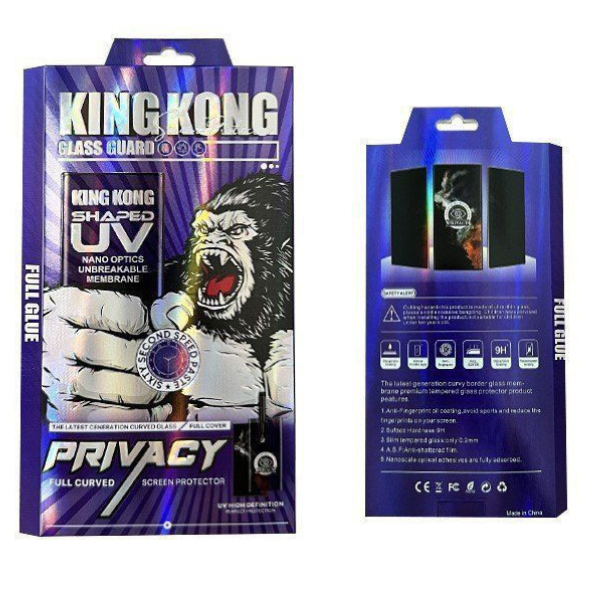 Kính cường lực Samsung Note 21 Ultra UV Kingkong chống nhìn trộm