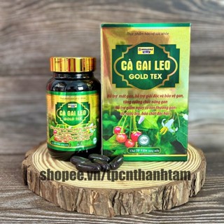 (Chai Vàng) Bổ gan Cà Gai Leo GOLD TEX hỗ trợ giải độc gan, mát gan, hạ men gan