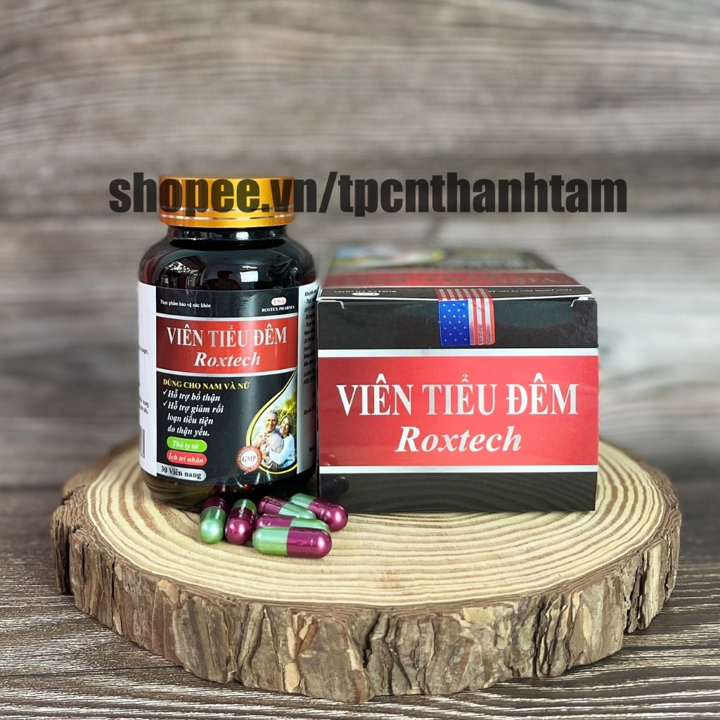 VIÊN TIỂU ĐÊM Roxtech tăng cường chức năng thận, giảm tình trạng tiểu đêm – Hộp 30 viên nang