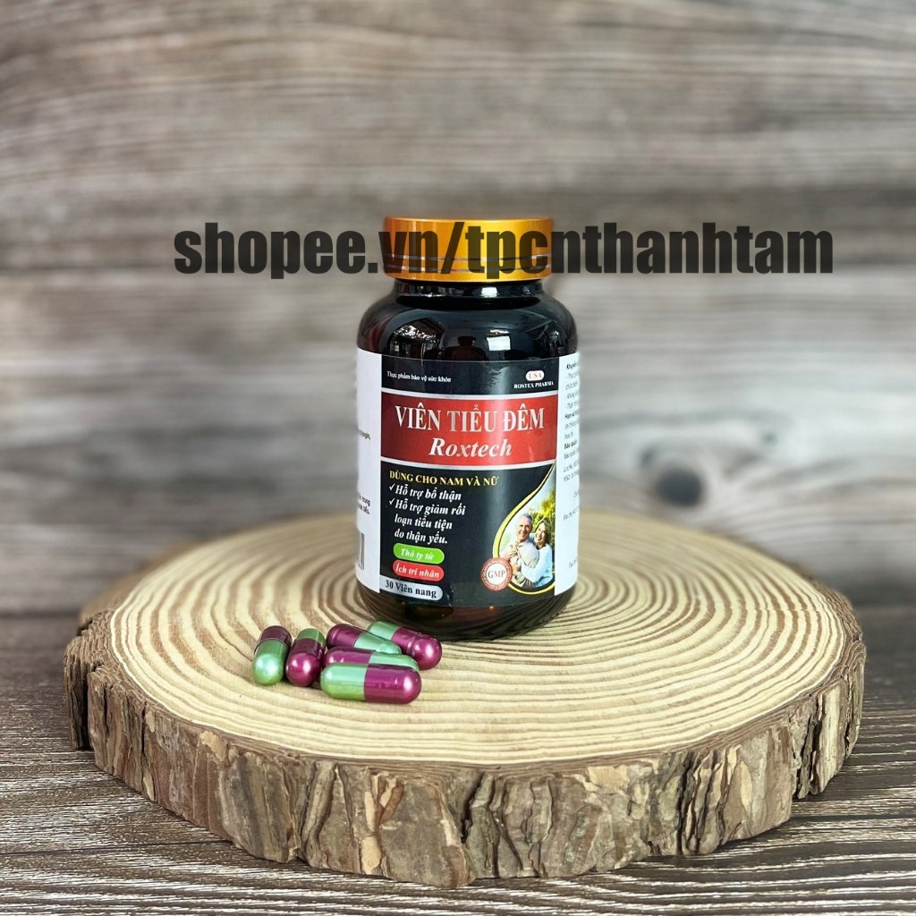 VIÊN TIỂU ĐÊM Roxtech tăng cường chức năng thận, giảm tình trạng tiểu đêm – Hộp 30 viên nang