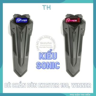 Dè chắn bùn sau xe exciter 150, winner kiểu sonic kèm đèn led gắn dè loại đặc biệt