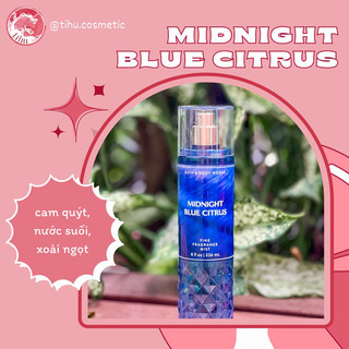 Xịt thơm nước hoa body mist Midnight Blue Citrus
