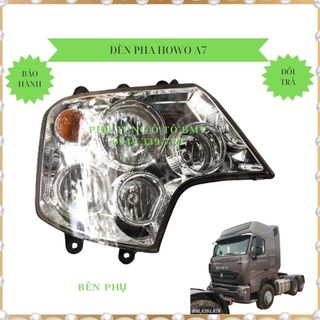 Đèn pha xe tải lắp cho xe Howo A7 420HP, Howo 375, Howo 380, đèn H4.