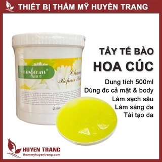Tẩy Da Chết Hoa Cúc - Bộ Chăm Sóc Da Mặt - Thẩm Mỹ Huyền Trang NANOCEE