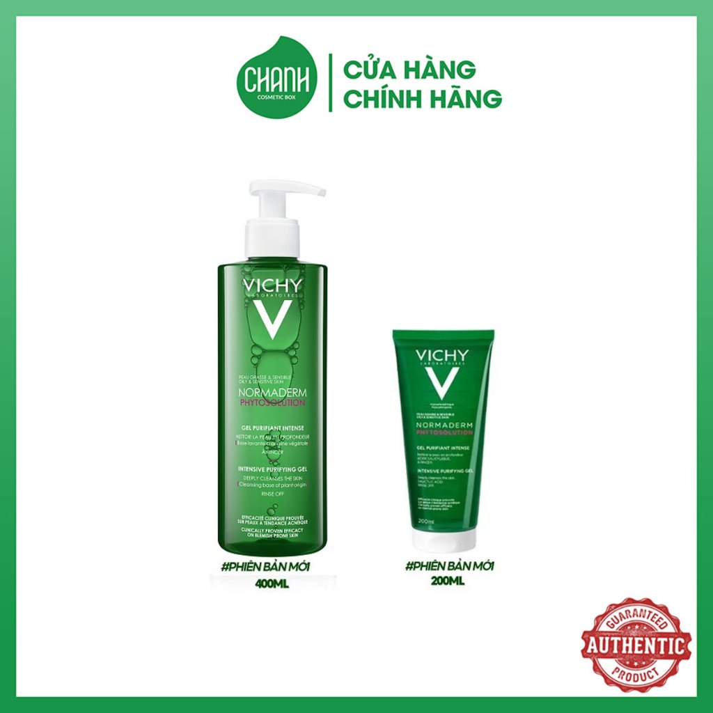 Sữa Rửa Mặt Vichy Normaderm Phytosolution Intensive Purifying Gel