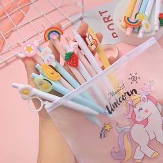 Set 20 bút cute kèm túi zip