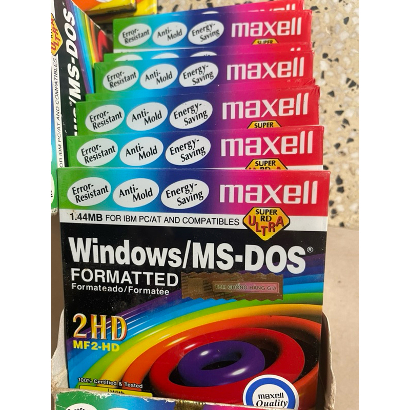 FDD - Đĩa mềm  Maxell 1.44Mb