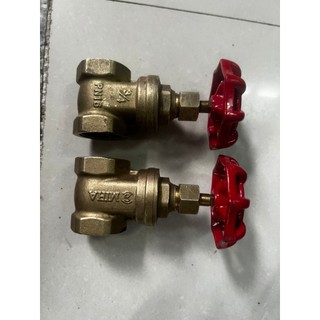 (Thanh lý) Van cửa đồng MIHA – PN16, ren phi 3/4mm, bước ren 27 (DN16)