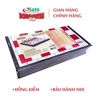 Cờ vua quốc tế  mẫu 8  Sato 101 Board game quốc tế bàn cờ 31x31cm Made in Vietnam 