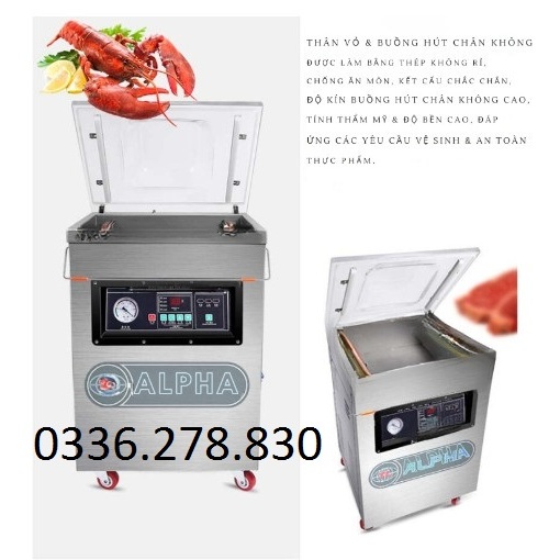 Máy Hút Chân Không Thực Phẩm Công Nghiệp DZQ400 Không Kén Túi 2 Đường Thanh Hàn Công Xuất 900W Bảo Hành 12 Tháng