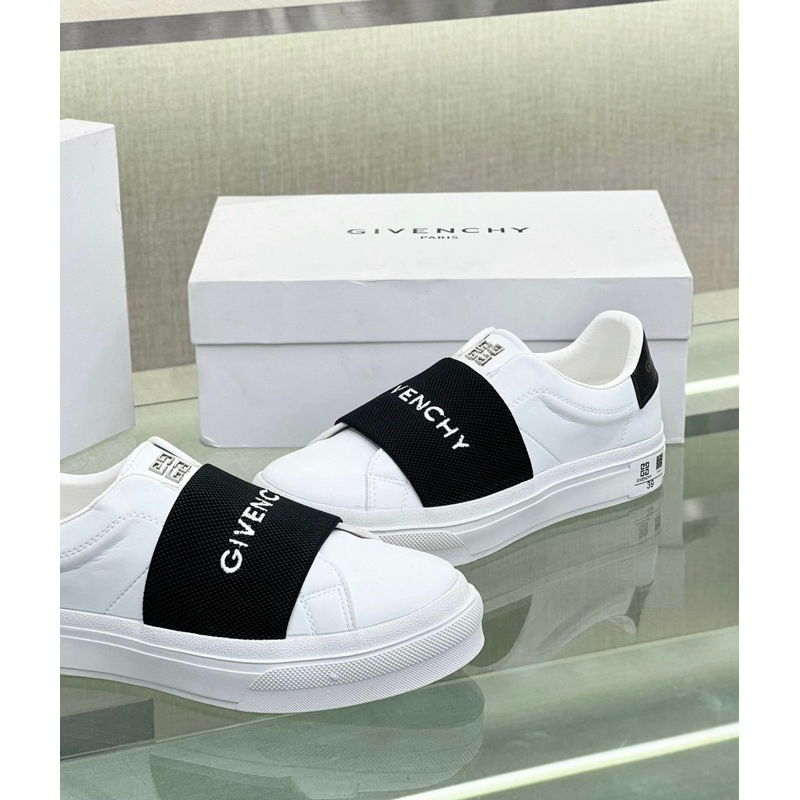 Giày slipon GVC chun chéo khắc laze , giày da lười dành cho nam