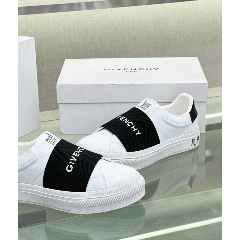 Giày slipon GVC chun chéo khắc laze , giày da lười dành cho nam