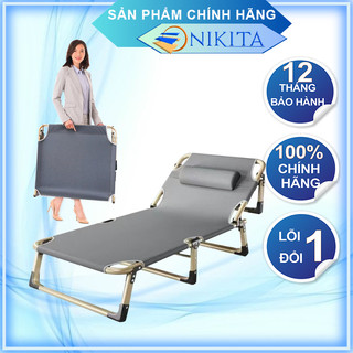 Giường xếp vải bạt, chống thấm nước, chống bám bụi, nhỏ gọn nhẹ nhàng - Hàng chính hãng NIKITA