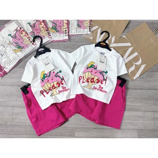 BỘ ÁO PULL ICECREAM QUẦN THÔ HỒNG BG