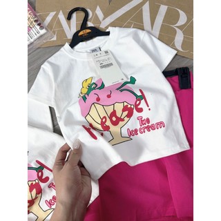 BỘ ÁO PULL ICECREAM QUẦN THÔ HỒNG BG