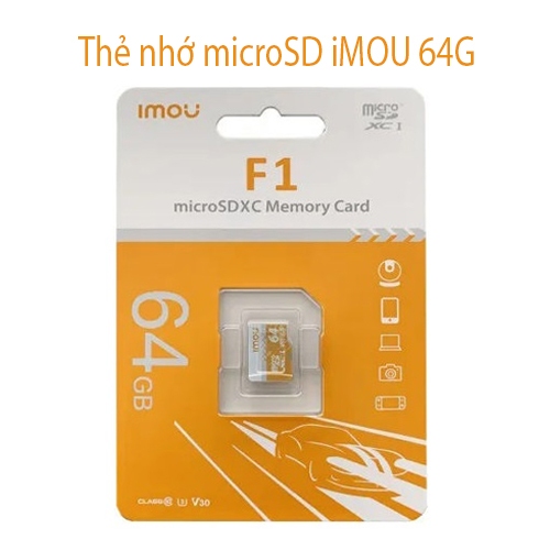 Thẻ nhớ microSD iMOU F1 64G Bảo hành 60 tháng