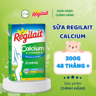Sữa bột Canxi Regilait Calcium & Vitamin D sữa tách béo bổ sung Canxi và vitamin D cho hệ xương chắc khỏe hộp 300g DC016
