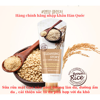 Sữa Rửa Mặt Tinh Chất Gạo Kwailnara Cleansing Foarm Cao Cấp Hàn Quốc 120ml