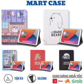 Bao da ipad Silicon Mèo ăn tiệc chất đẹp Air 1-2-3-4-5-6/Gen 5-6-7-8-9-10/Pro 11-10.5...MART CASE