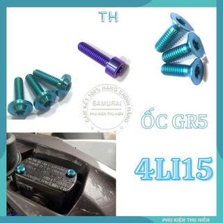 Ốc gr5 4li15 đầu dù gắn nắp bình dầu, bợ cổ honda,... và các vị trí khác tương thích ( giá 1 con )